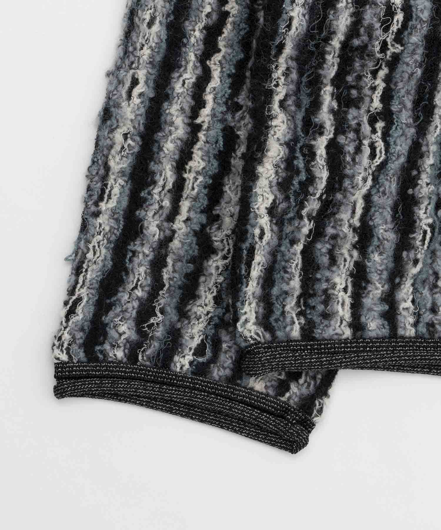 [SALE] IRREGULAR INLAY KNITTING PRIME-OVER CREW NECK KNIT PULLOVER