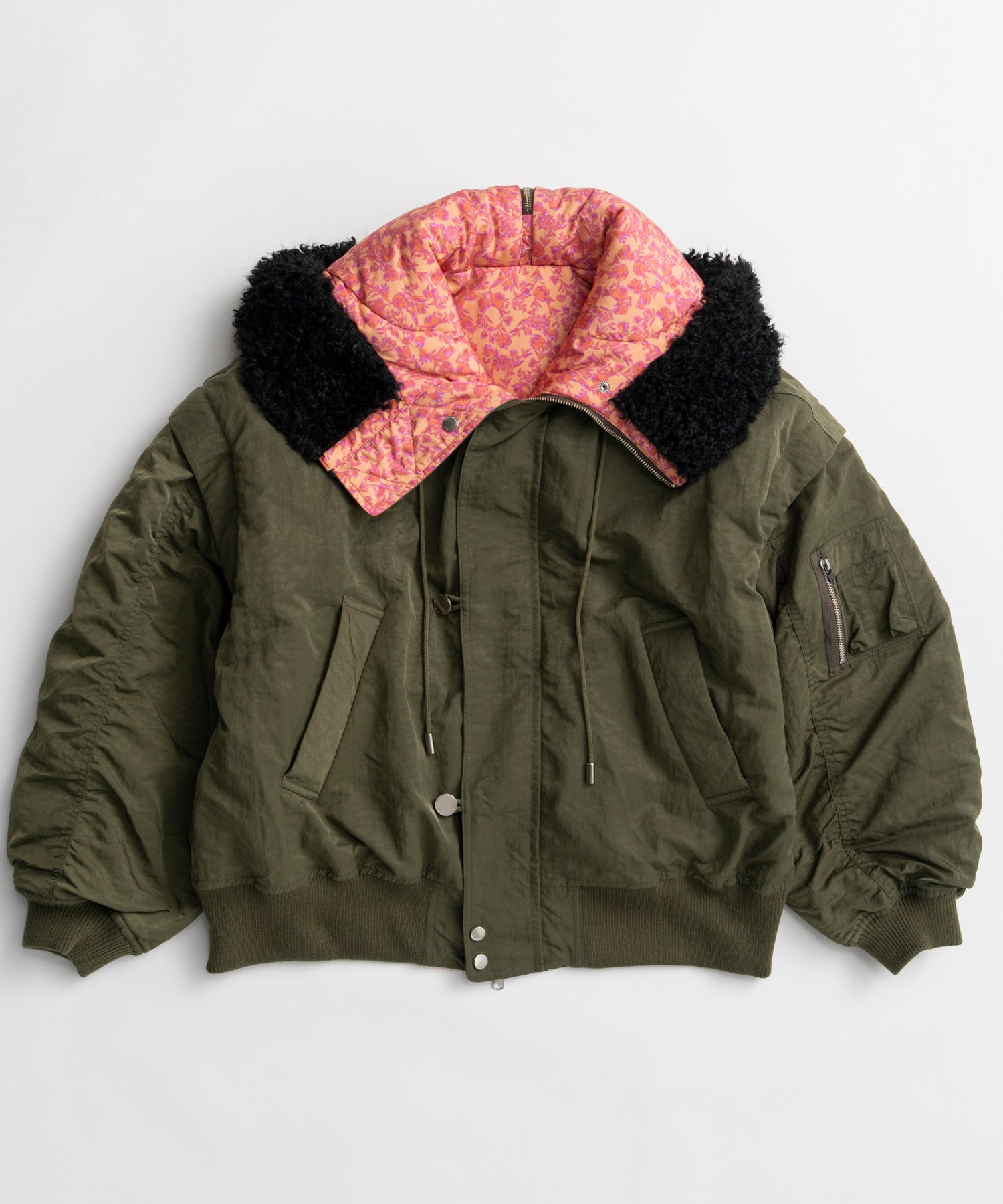 【26WINTER PRE-ORDER】Floral Reversible N-2B Jacket