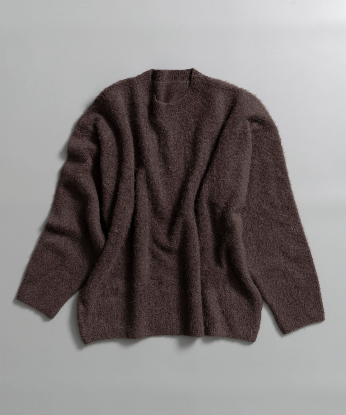 Royal Cashmere Special Blushed Prime-Over Crew Neck Knit Pullover