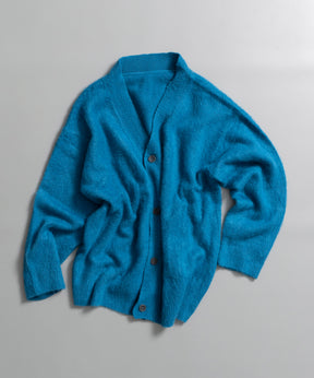 Royal Cashmere Special Blushed Prime-Over V-Neck Knit Cardigan