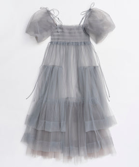 【25WINTER 2nd PRE-ORDER】2-way Tulle Volume Camisole dress