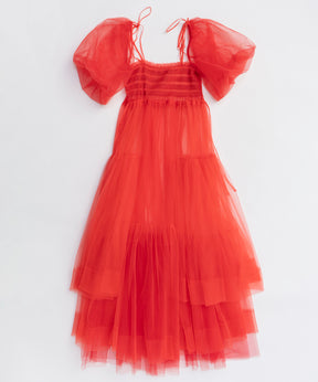 【25WINTER 2nd PRE-ORDER】2-way Tulle Volume Camisole dress