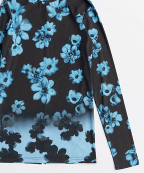 Gradient Turtle Flower Top