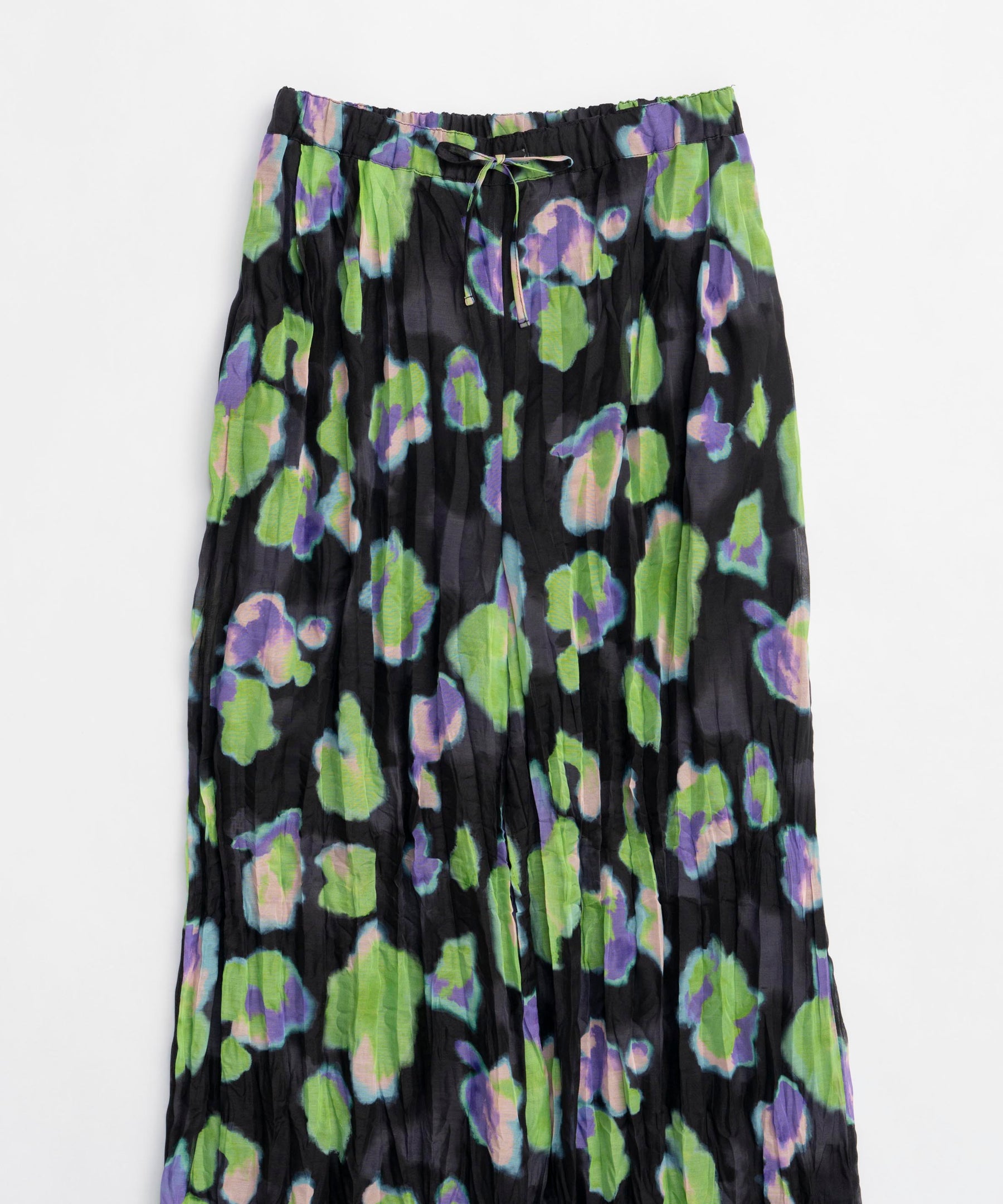 【25SPRING PRE-ORDER】Floral Pattern Pleated Easy Pants