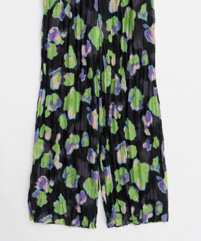 【25SPRING PRE-ORDER】Floral Pattern Pleated Easy Pants