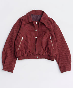 [26SPRING PRE-ORDER] 레이어드 체크 블라우스