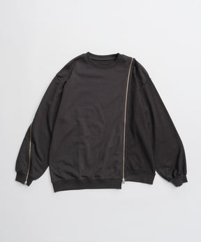 【26AUTUMN PRE-ORDER】Reverse Zipper Sweatshirt