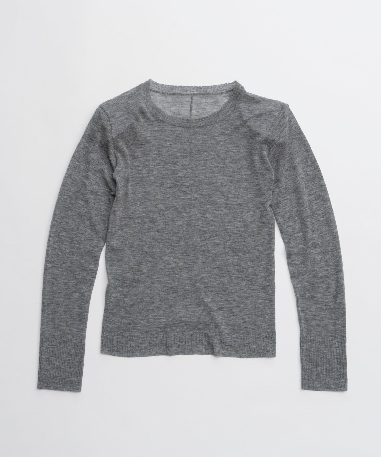【26AUTUMN PRE-ORDER】Shoulder Pad Sheer Knit Top