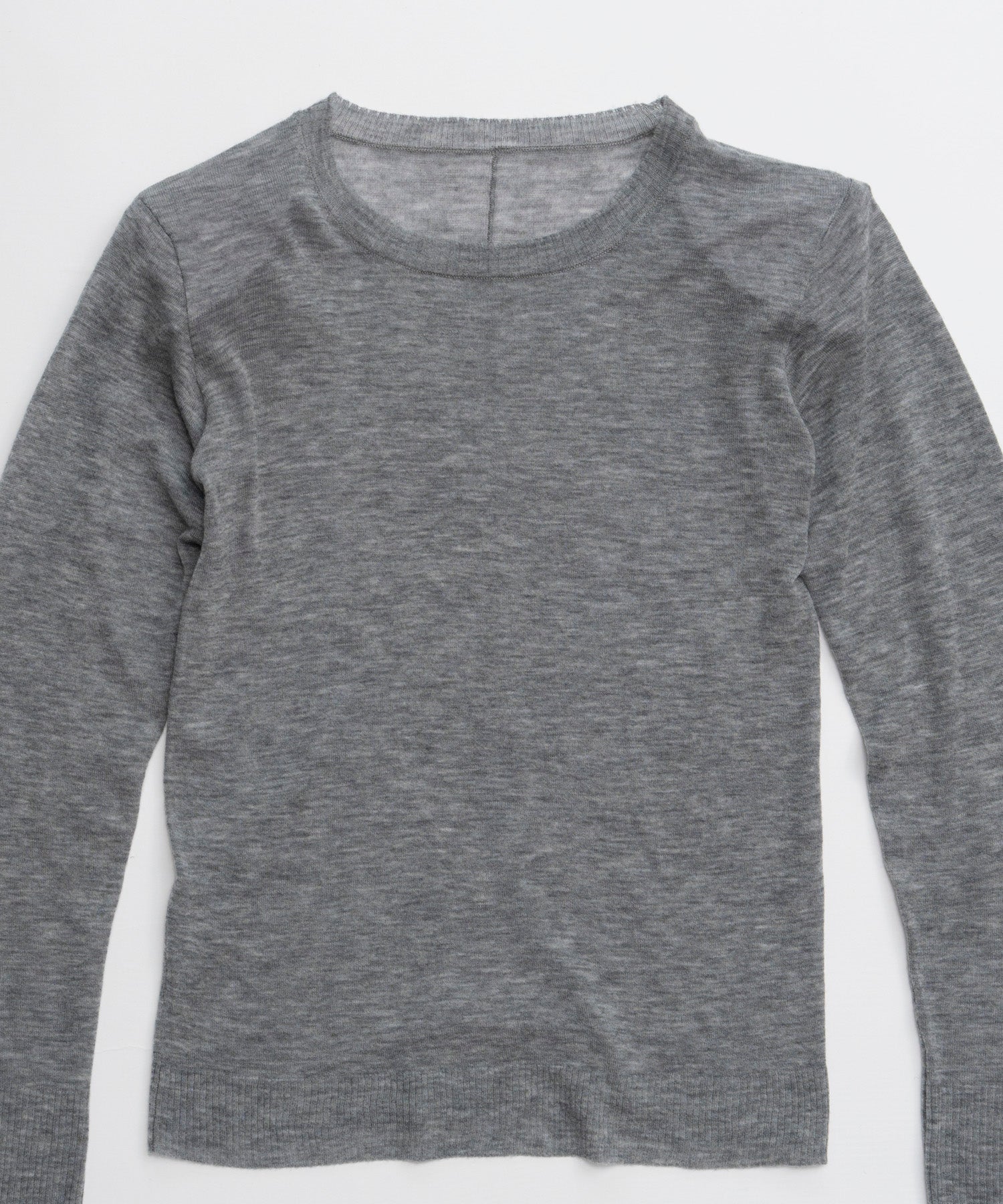 【26AUTUMN PRE-ORDER】Shoulder Pad Sheer Knit Top
