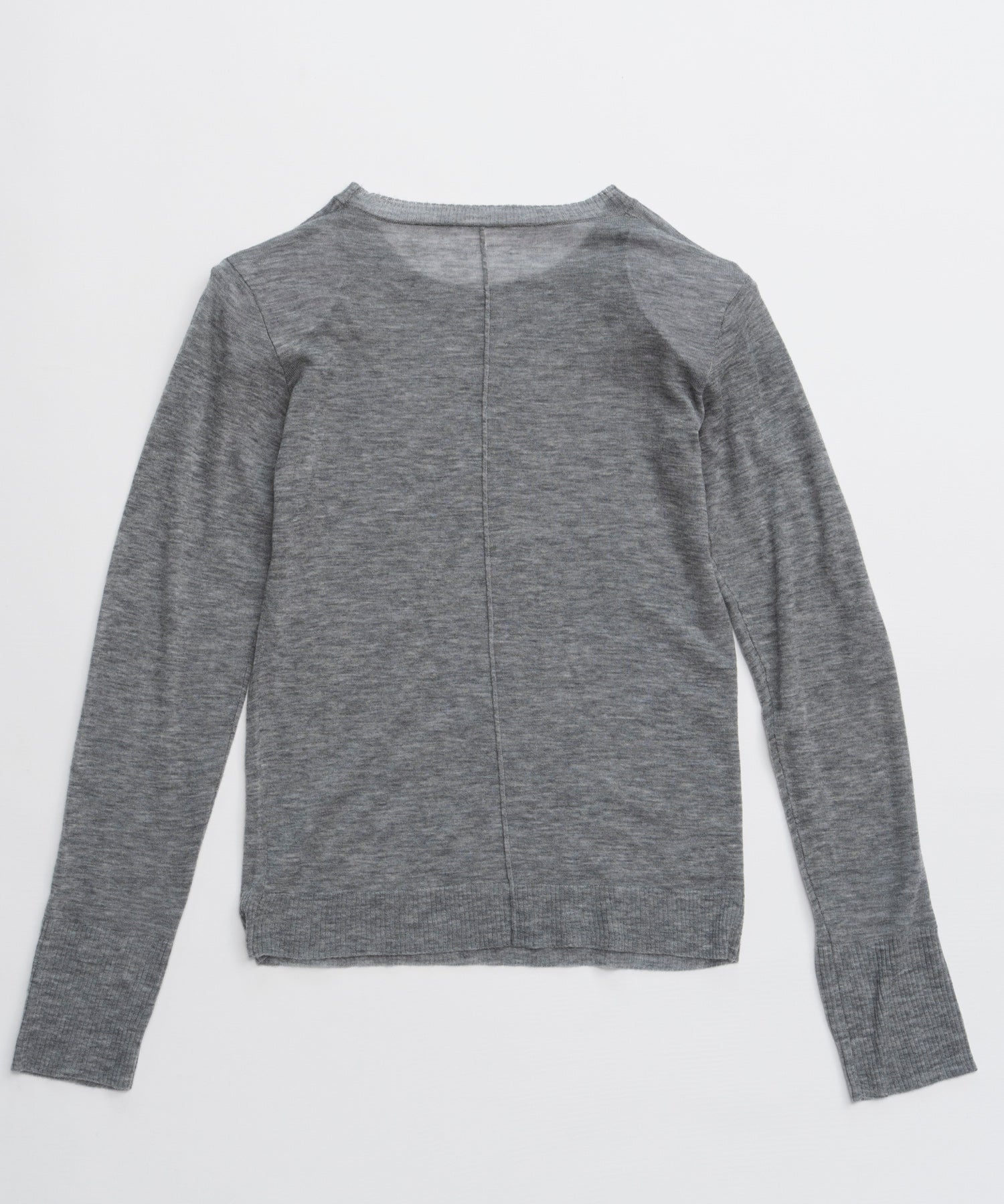 【26AUTUMN PRE-ORDER】Shoulder Pad Sheer Knit Top
