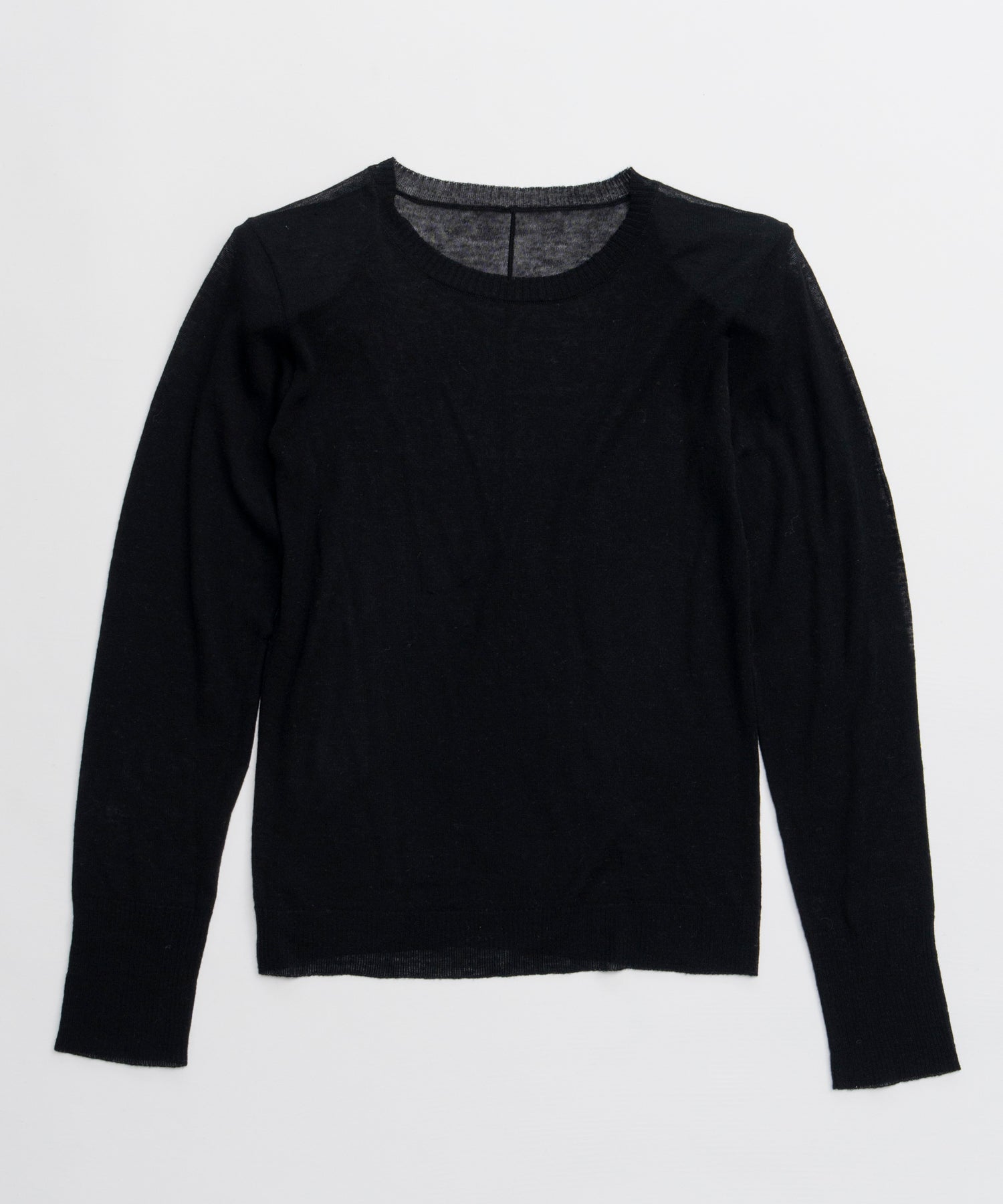 【26AUTUMN PRE-ORDER】Shoulder Pad Sheer Knit Top