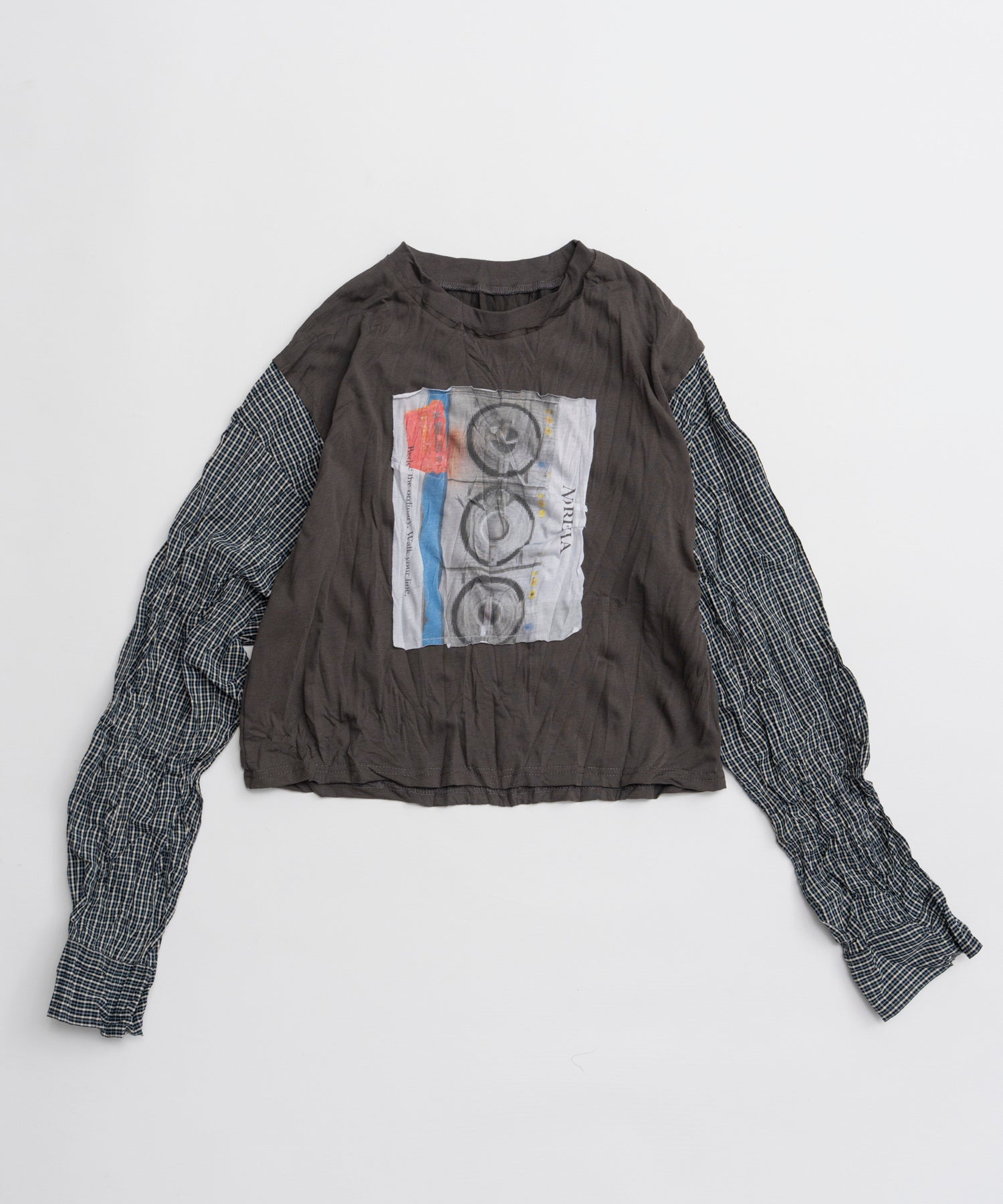 【26AUTUMN PRE-ORDER】Washer Shirt Docking Print T-Shirt