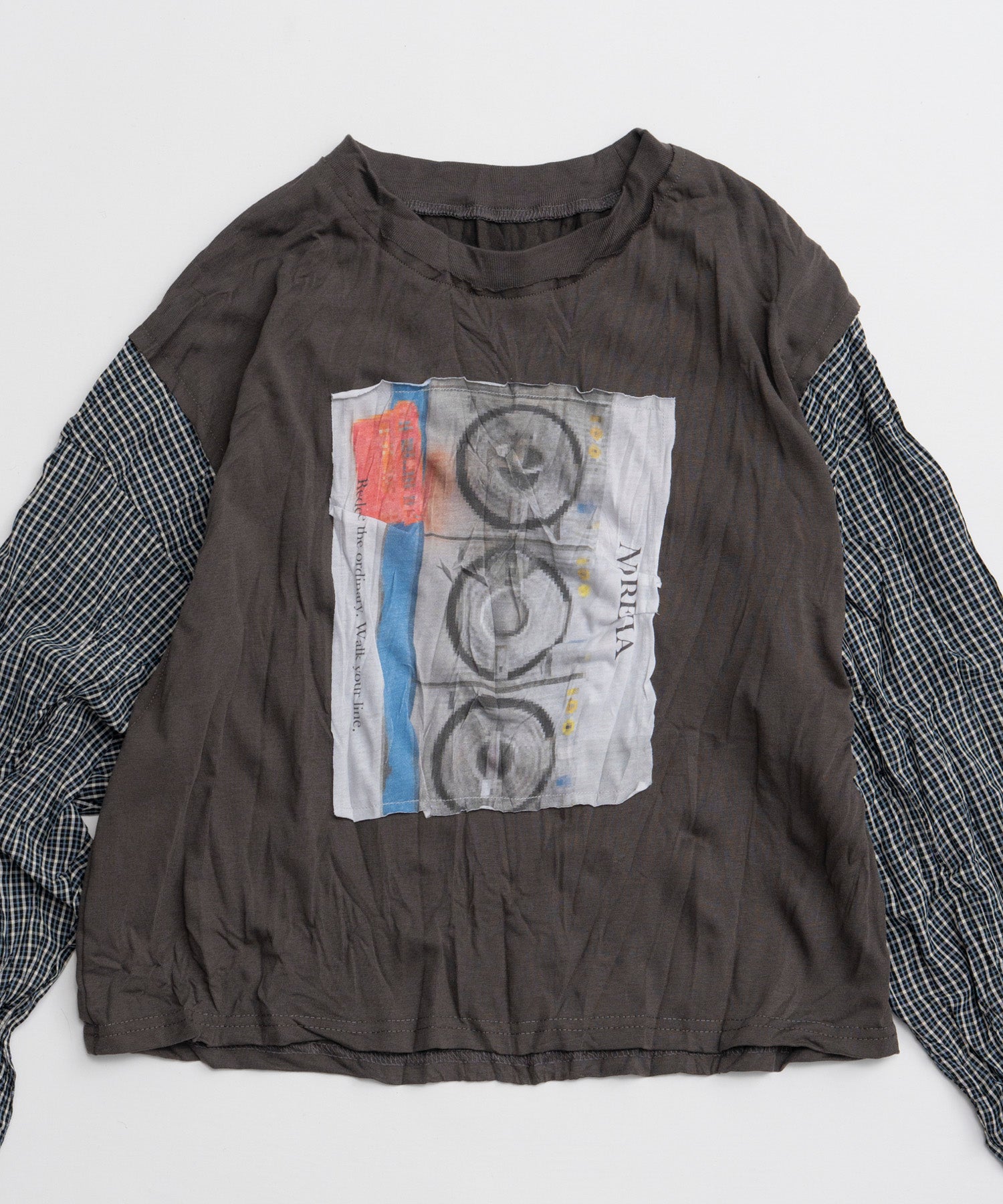 【26AUTUMN PRE-ORDER】Washer Shirt Docking Print T-Shirt
