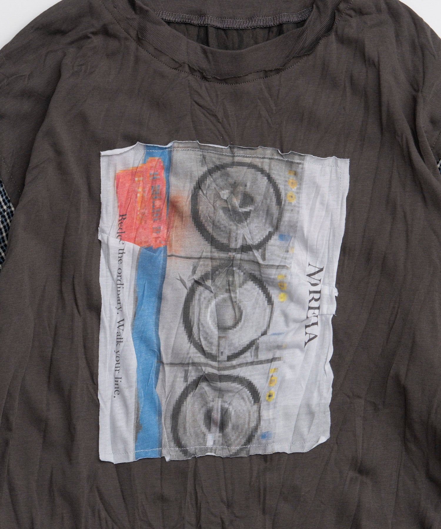 【26AUTUMN PRE-ORDER】Washer Shirt Docking Print T-Shirt