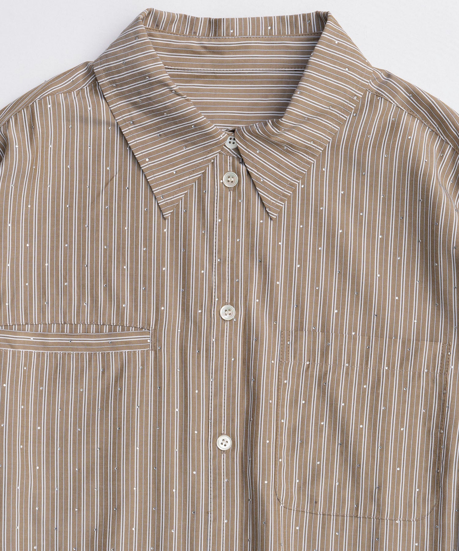 【26SPRING PRE-ORDER】Rhinestone Overshirt