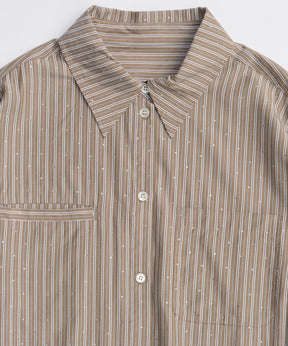 【26SPRING PRE-ORDER】Rhinestone Overshirt