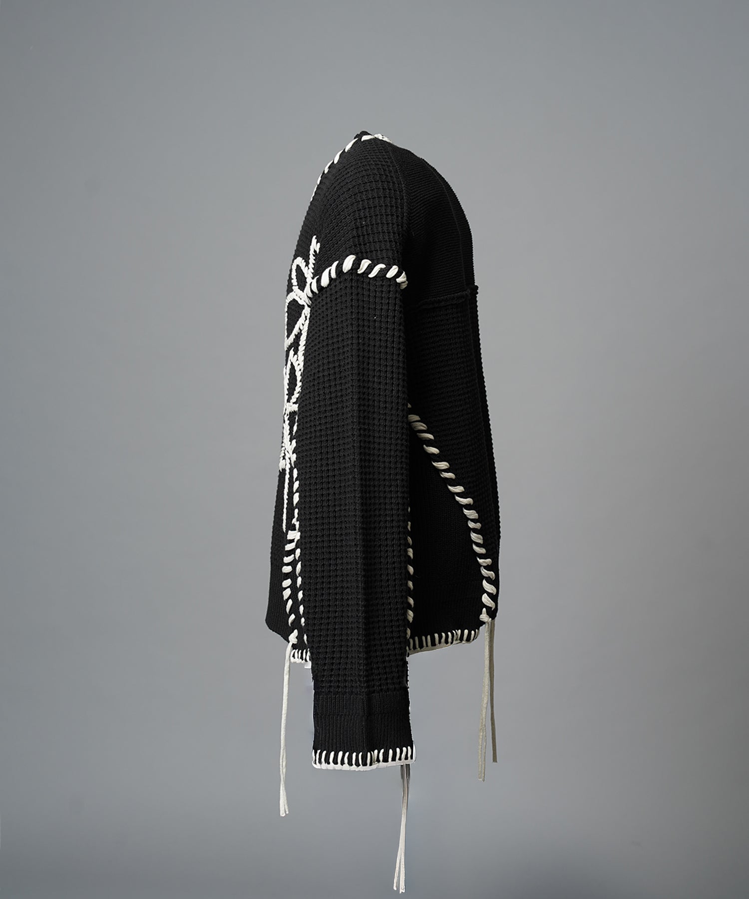 Gradation Short Length Prime-Over V-Neck Knit Pullover