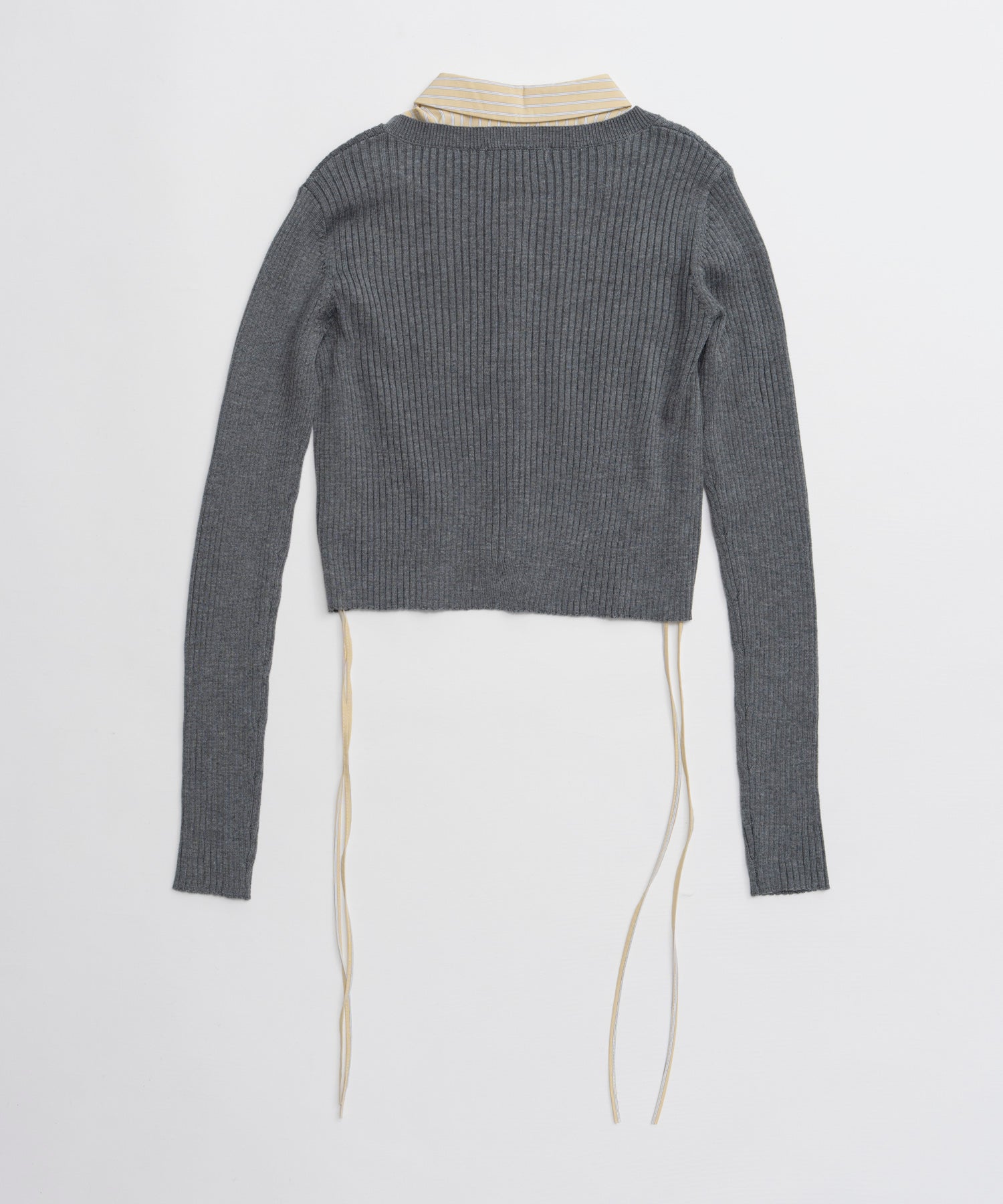 【26AUTUMN PRE-ORDER】Layered Shirt Knit