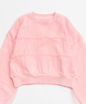 【PRE-ORDER】Tulle Layered Sweatshirt