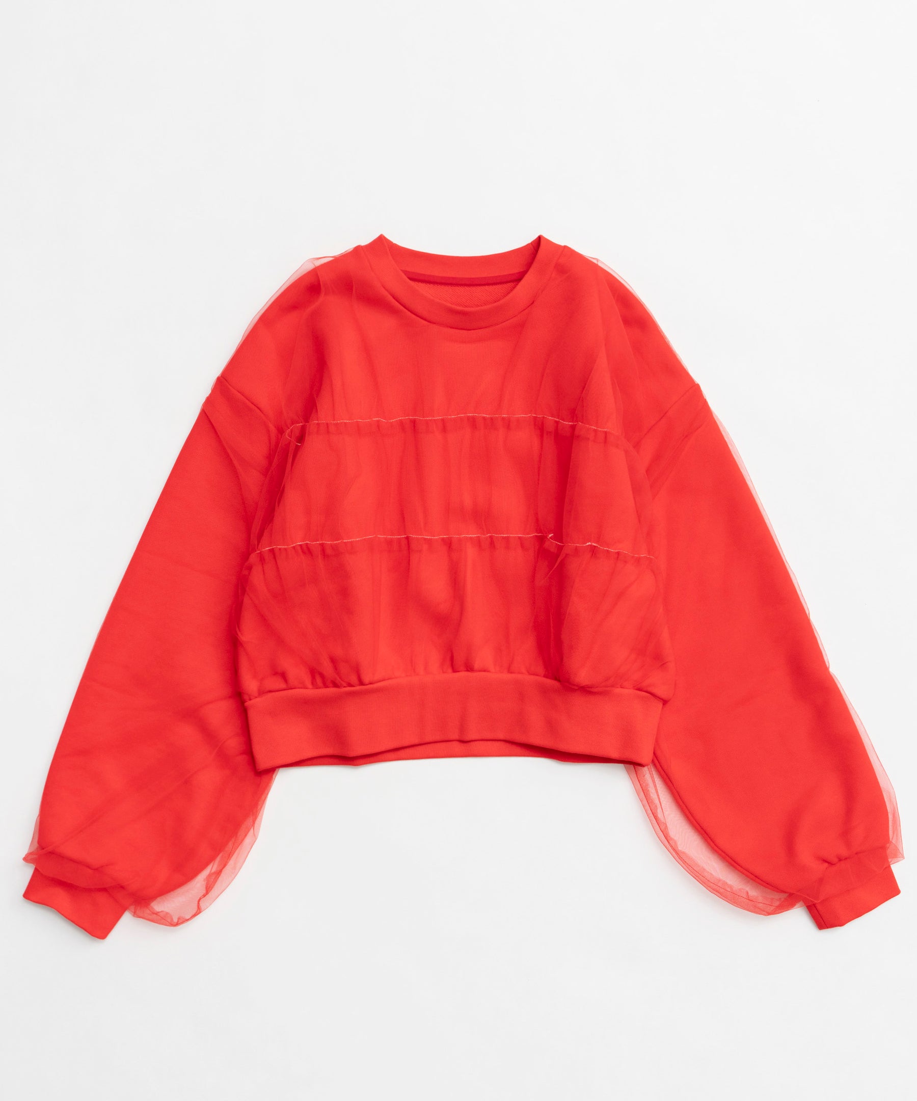 【PRE-ORDER】Tulle Layered Sweatshirt