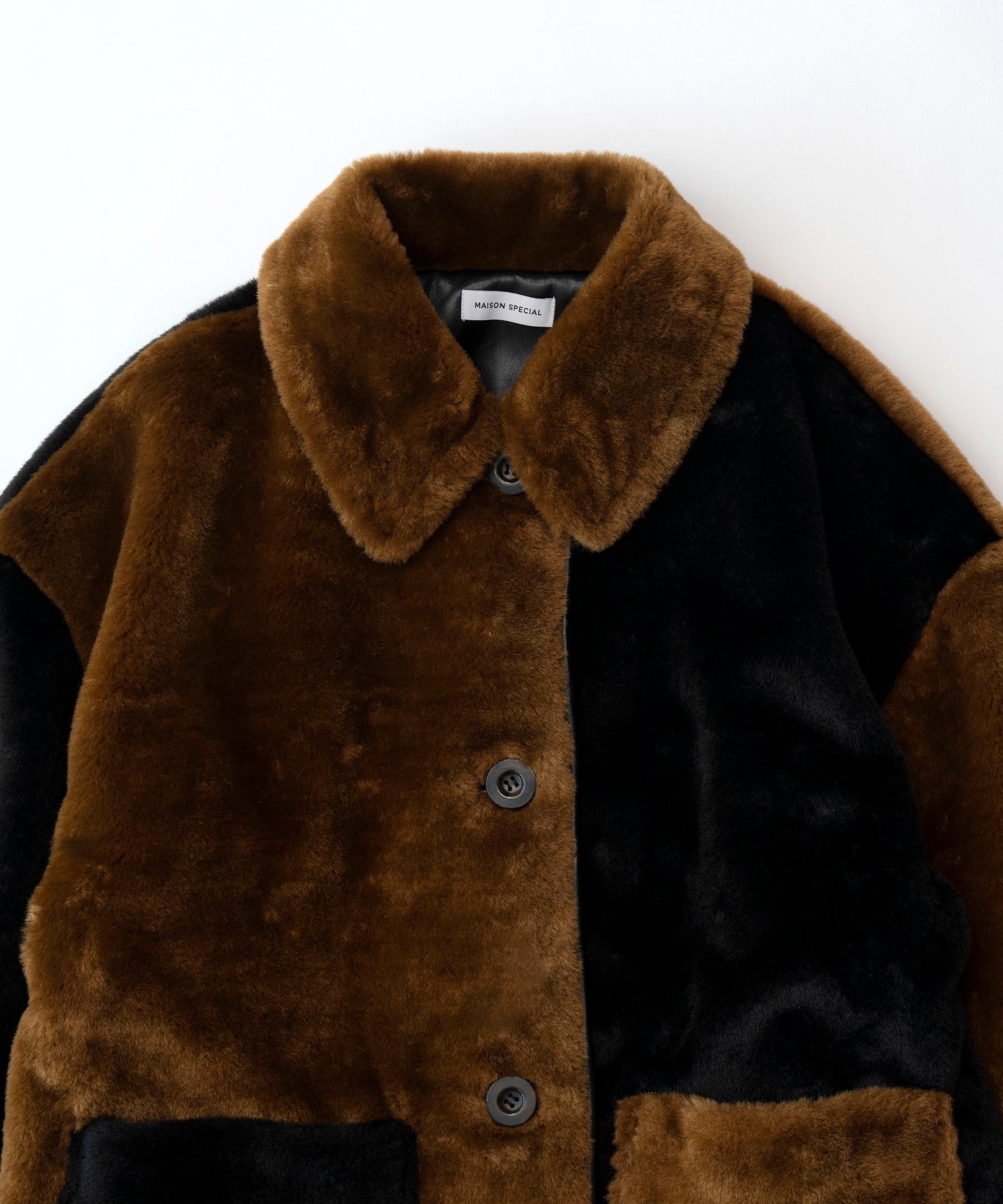 メゾンスペシャル◇BicolorSoutienColored Fur Coat - musbalimited.com
