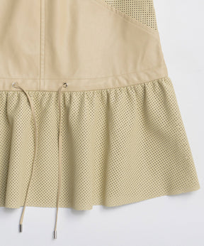 [25WINTER PRE-ORDER] Vegan Leather Peplum Tunic