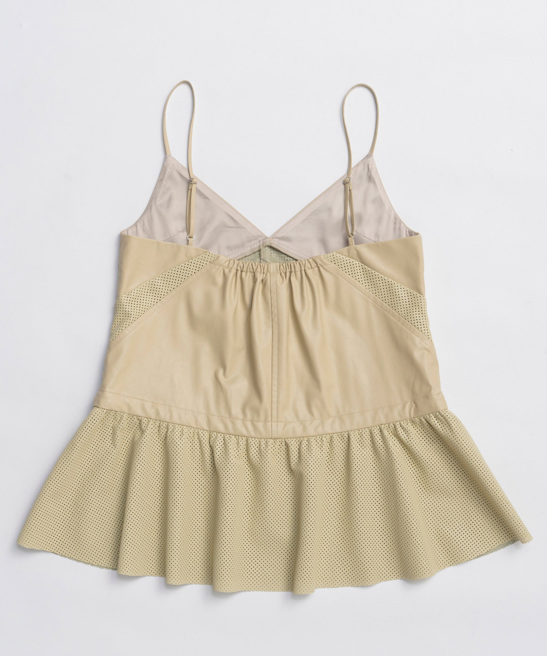 [25WINTER PRE-ORDER] Vegan Leather Peplum Tunic