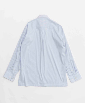 [Italian Dead Stock Fabric] Dress-Over Square Cut Shirt
