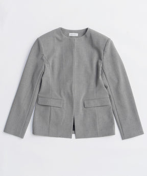 【26SPRING PRE-ORDER】No-Collar 2WAY Ribbon Jacket