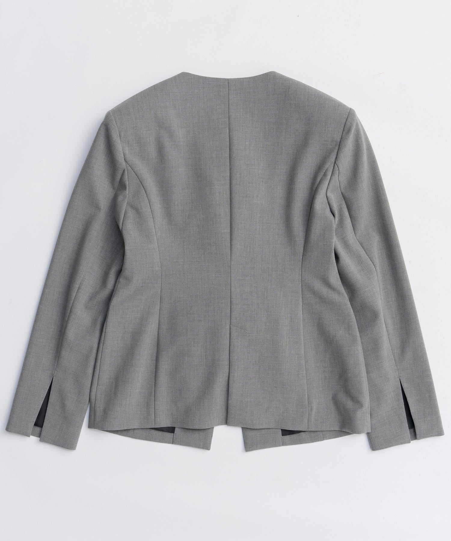 【26SPRING PRE-ORDER】No-Collar 2WAY Ribbon Jacket