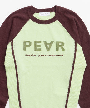 【25SPRING PRE-ORDER】PEAR Logo Knit Tops