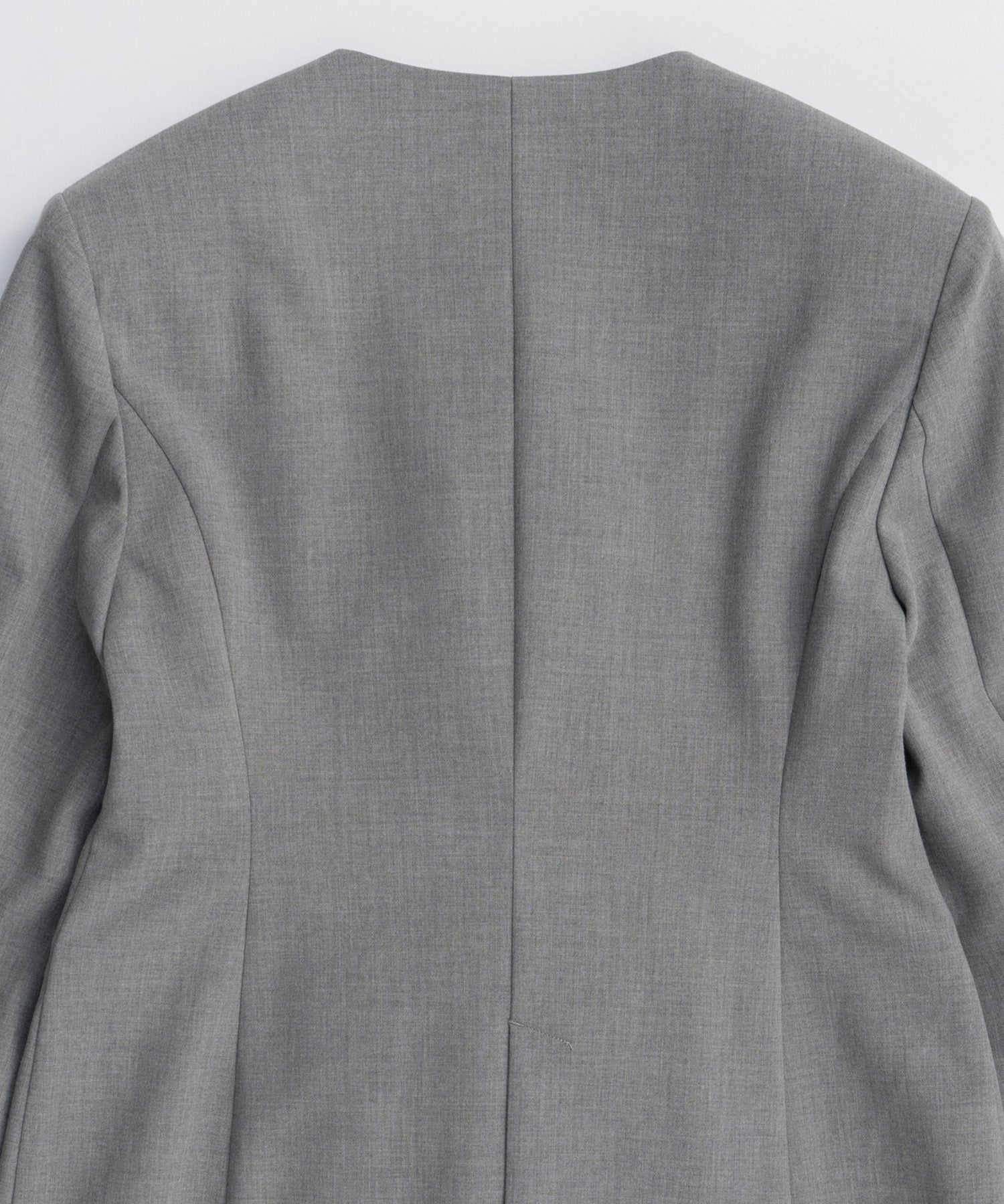 【26SPRING PRE-ORDER】No-Collar 2WAY Ribbon Jacket