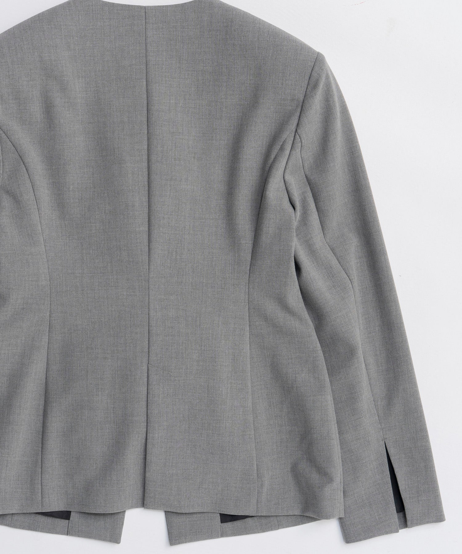 【26SPRING PRE-ORDER】No-Collar 2WAY Ribbon Jacket