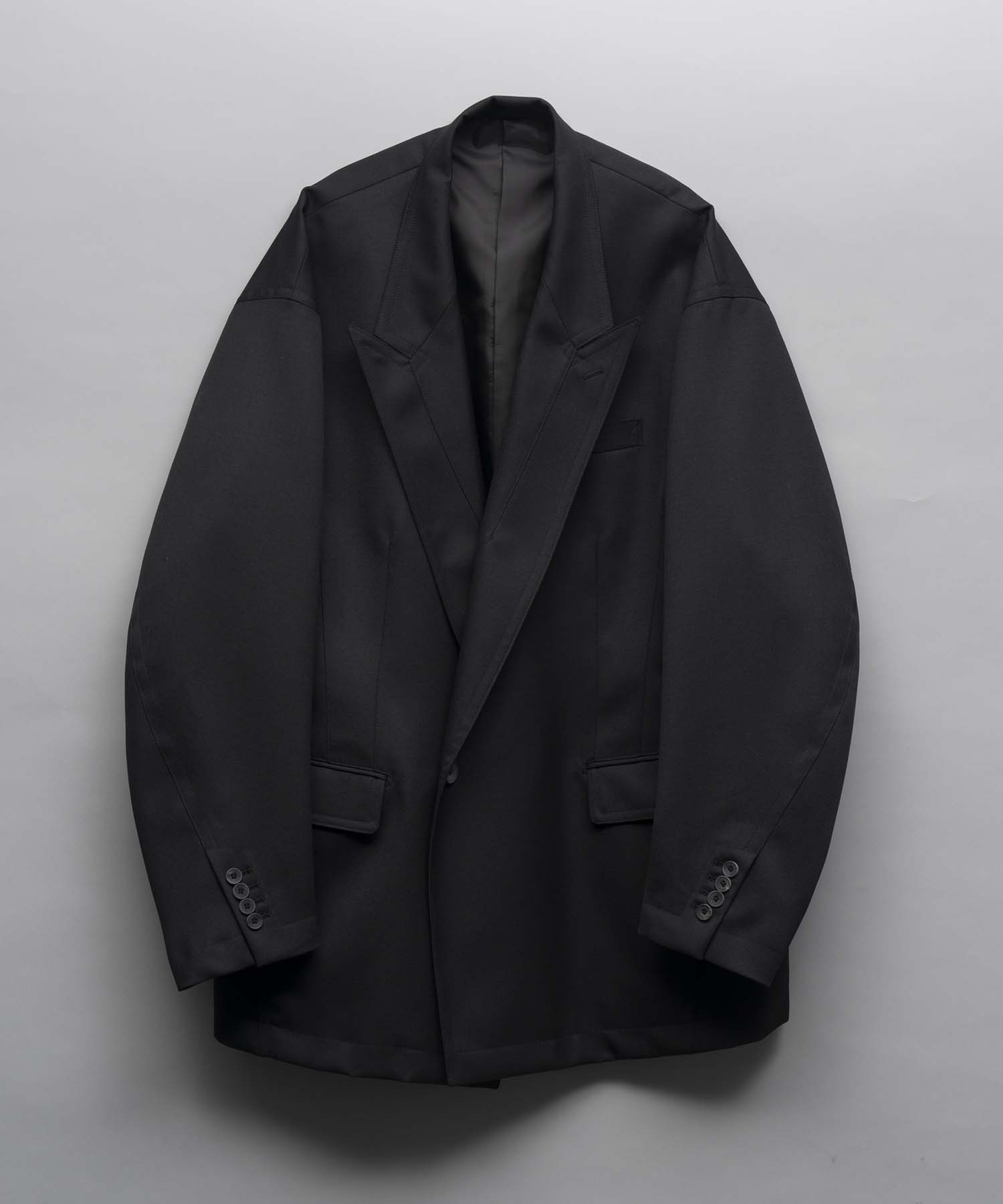 [24AW Pre-Order] Sheep Leather Prime-Over Pea Coat (copy)