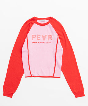 【25SPRING PRE-ORDER】PEAR Logo Knit Tops