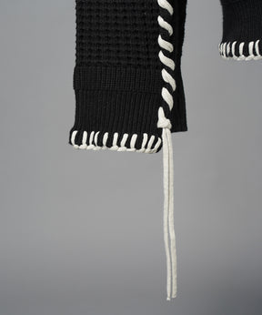 Gradation Short Length Prime-Over V-Neck Knit Pullover