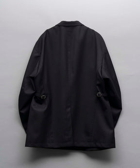 [24AW Pre-Order] Sheep Leather Prime-Over Pea Coat (copy)