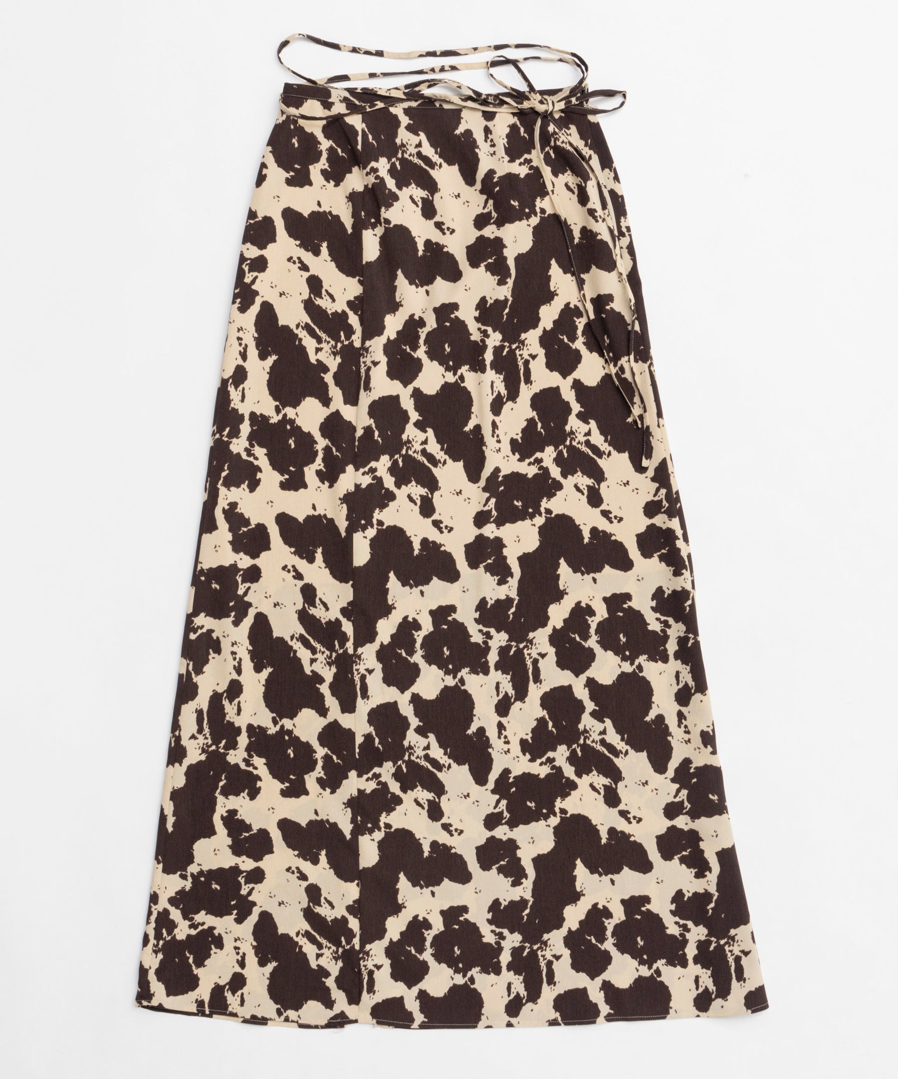 【25SPRING PRE-ORDER】COW Printed Maxi Skirt