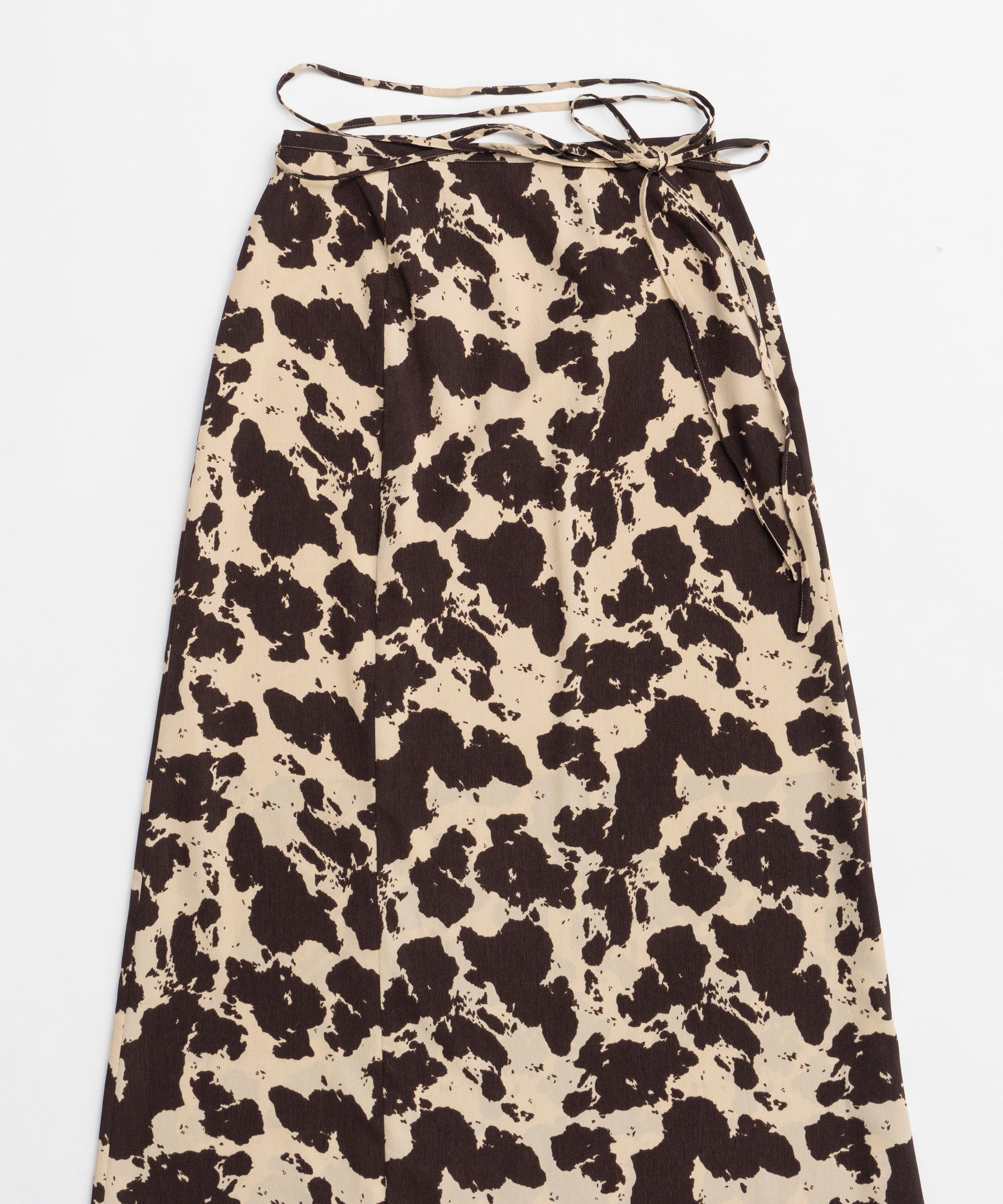 【25SPRING PRE-ORDER】COW Printed Maxi Skirt