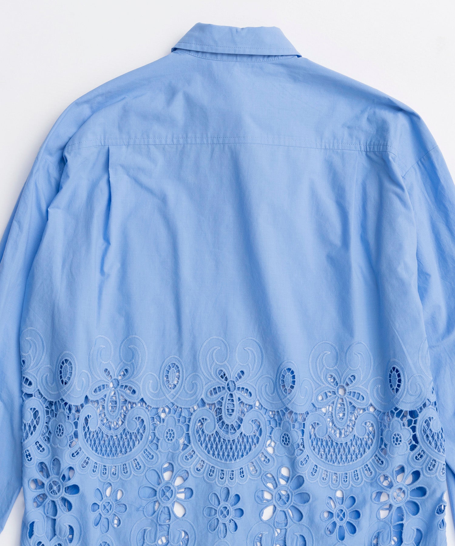 【26SPRING PRE-ORDER】Hem Embroidery Tie Shirt
