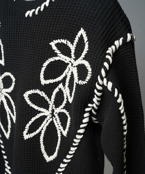 Gradation Short Length Prime-Over V-Neck Knit Pullover