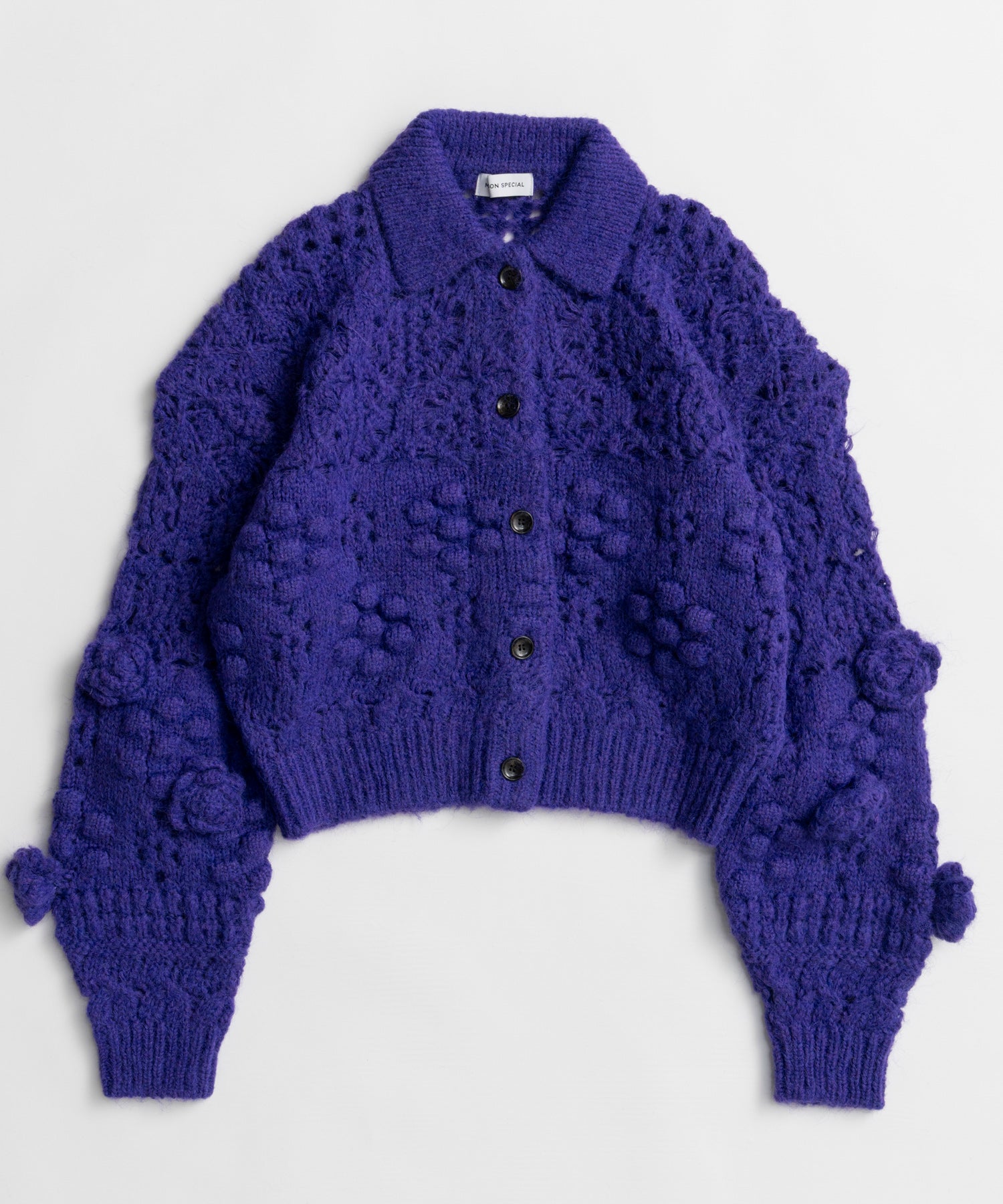 【26WINTER PRE-ORDER】Floral Mesh Cardigan