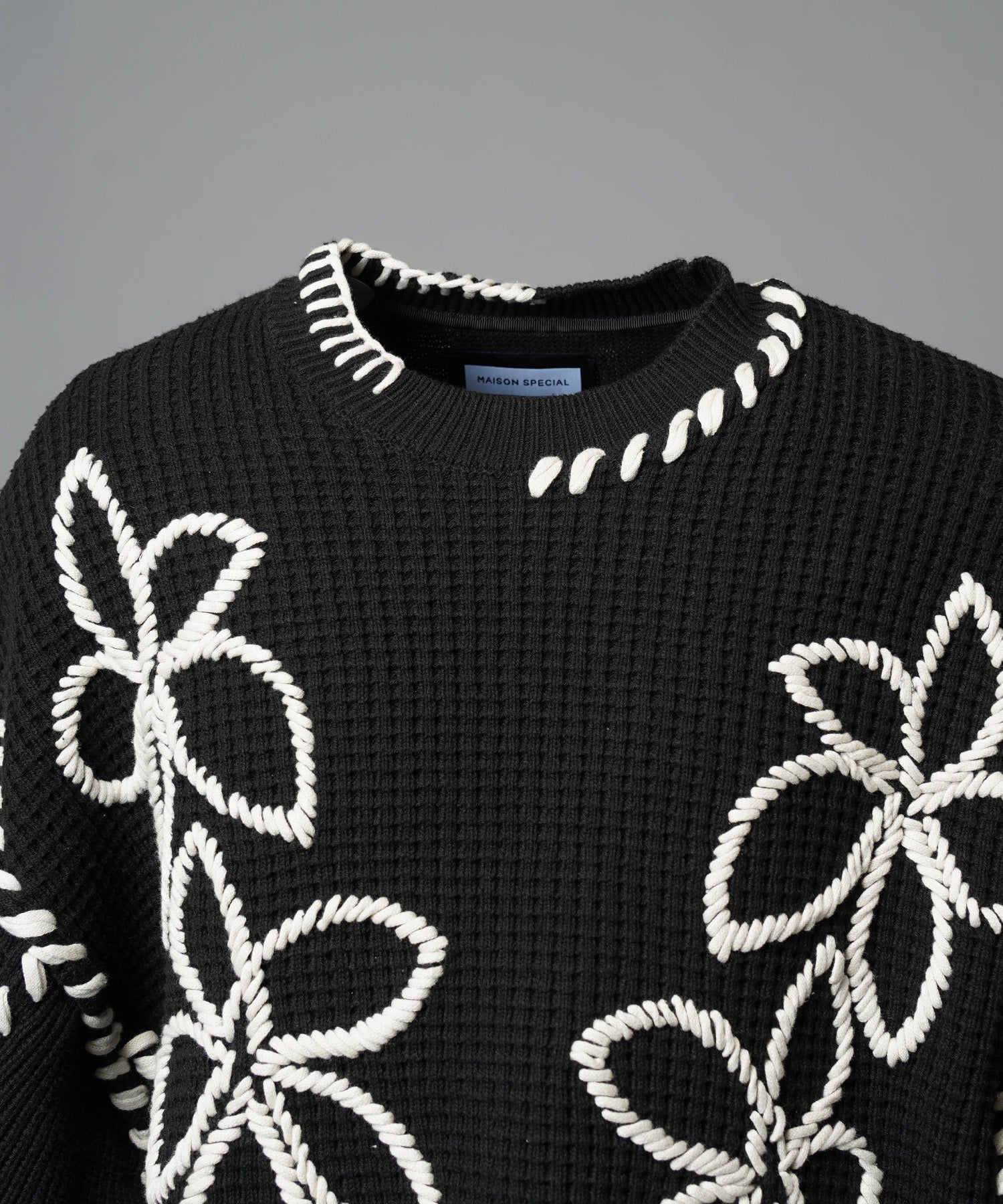 Gradation Short Length Prime-Over V-Neck Knit Pullover