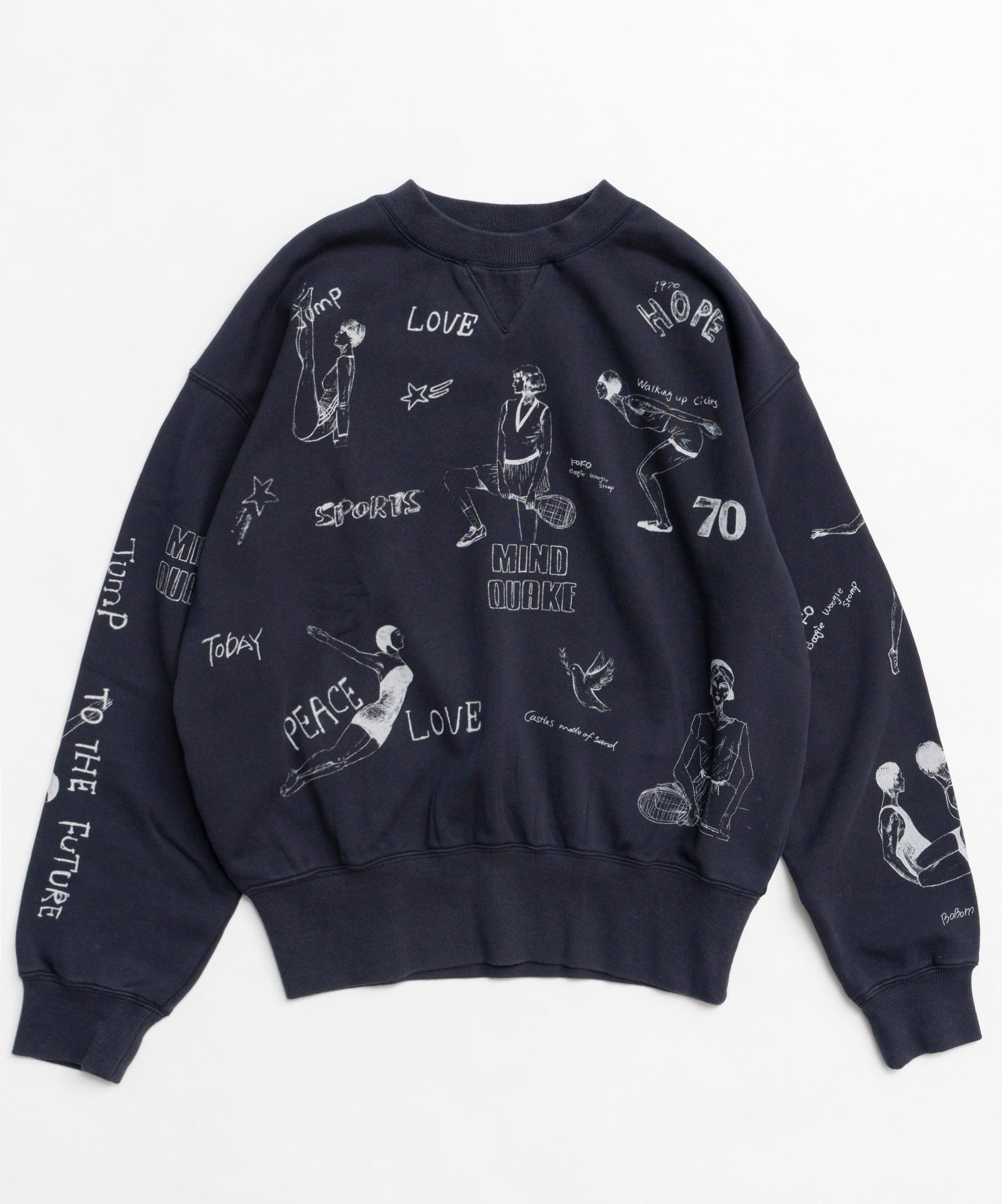 【24WINTER PRE-ORDER】Vintage Style Drawing Sweatshirt