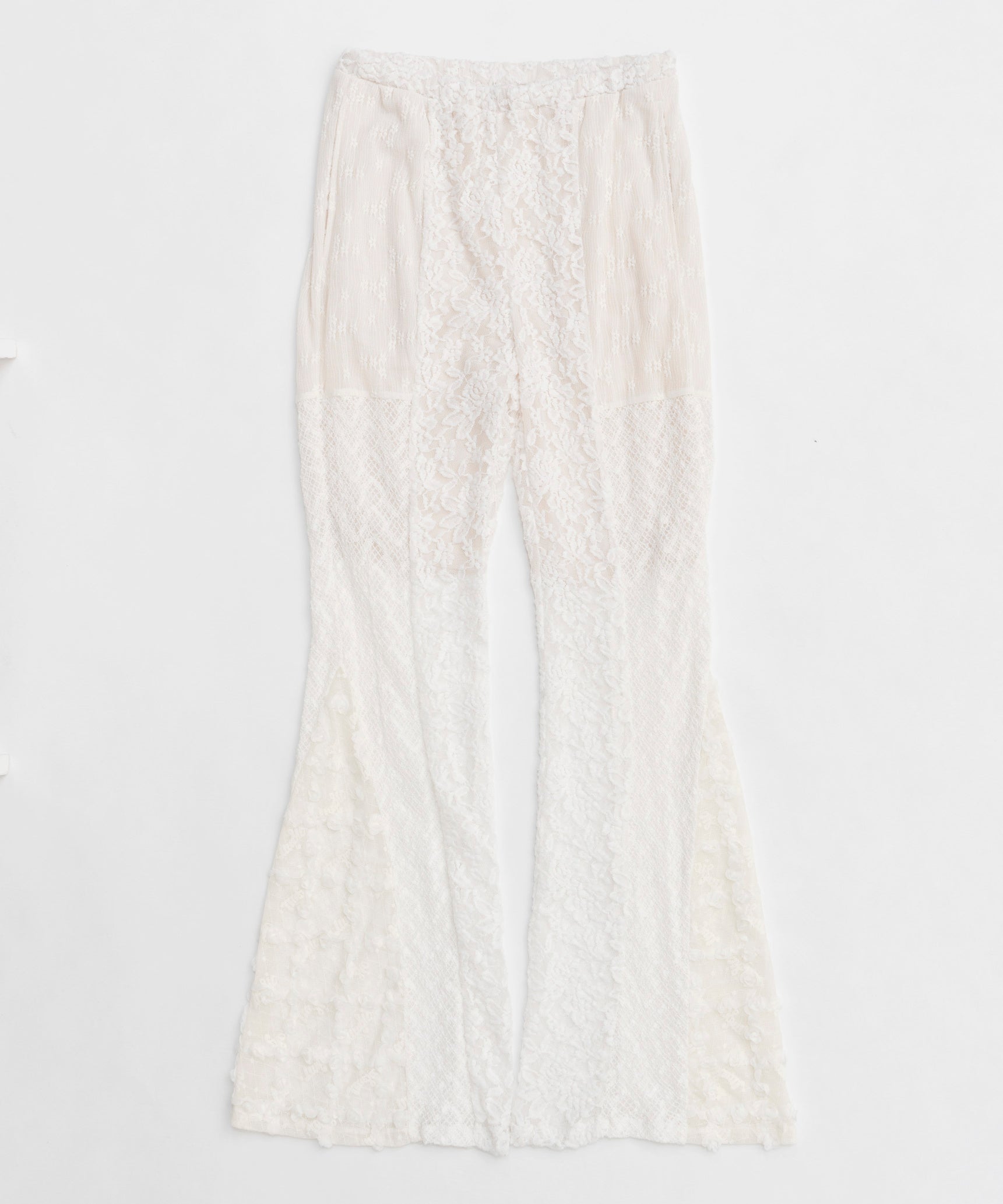 【25SPRING PRE-ORDER】Lace Fabric Flare Pants