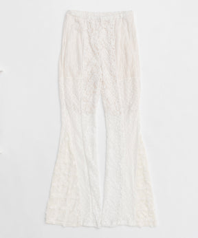 【25SPRING PRE-ORDER】Lace Fabric Flare Pants