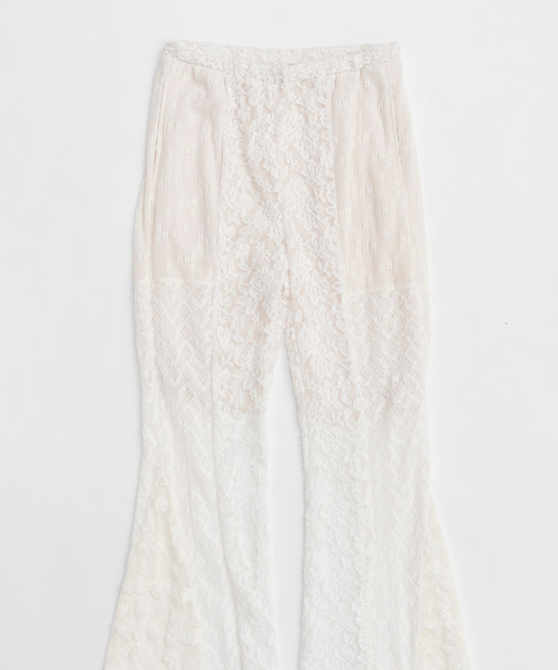 【25SPRING PRE-ORDER】Lace Fabric Flare Pants