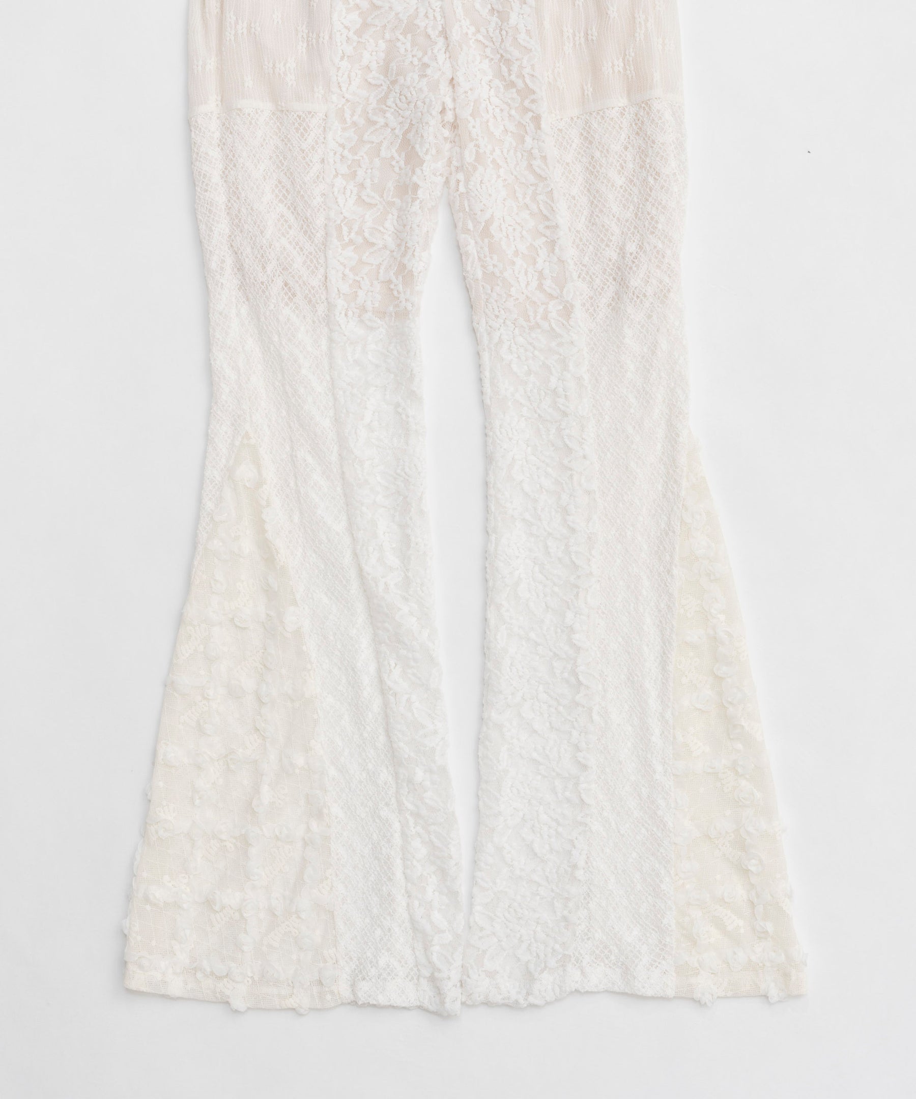 【25SPRING PRE-ORDER】Lace Fabric Flare Pants