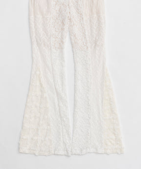 【25SPRING PRE-ORDER】Lace Fabric Flare Pants