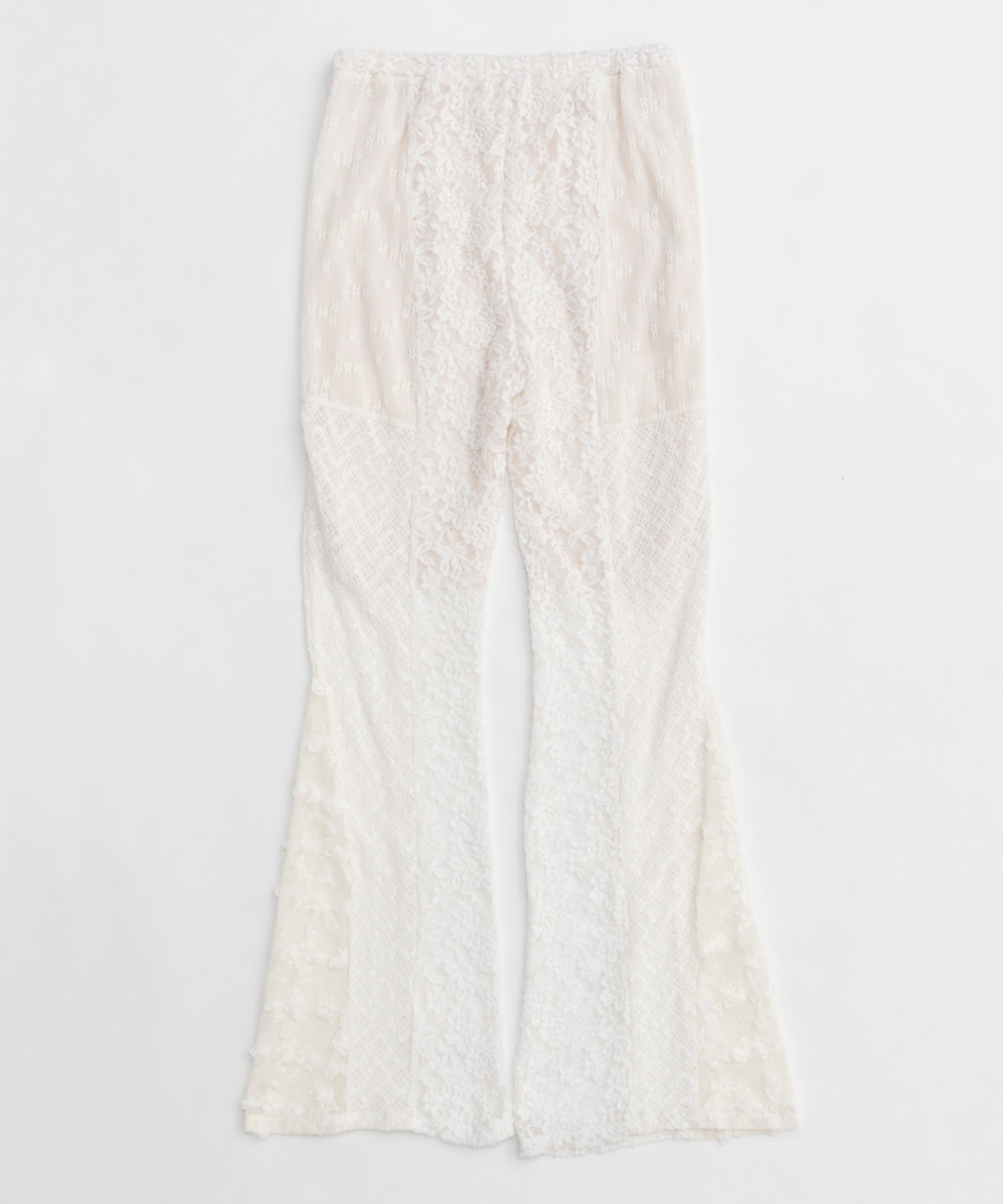 【25SPRING PRE-ORDER】Lace Fabric Flare Pants